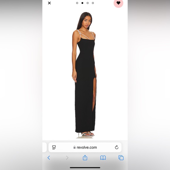 NBD x REVOLVE Evelyn Maxi Dress in Black Size Medium Has Tags - Picture 4 of 5